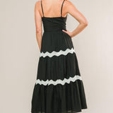 SUMMER SPRITZ WOVEN MIDI DRESS