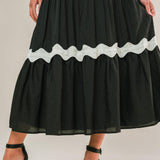 SUMMER SPRITZ WOVEN MIDI DRESS