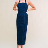 SO QUINTESSENTIAL DENIM MIDI DRESS