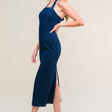 SO QUINTESSENTIAL DENIM MIDI DRESS