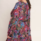 FLORAL BLISS WOVEN MINI DRESS , Flying Monkey (online only)