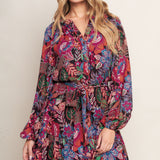 FLORAL BLISS WOVEN MINI DRESS , Flying Monkey (online only)