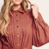 AESTHETIC POSE WOVEN MINI DRESS, Flying Tomato