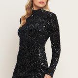 WHIMS OF FATE SEQUIN MINI DRESS , Flying Tomato (online only)