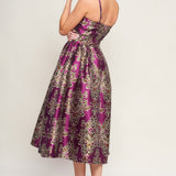 ALONG THE WAY WOVEN MIDI DRESS, Flying Tomato (online only)