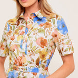 HAZEL DREAM IVORY WOVEN MIDI DRESS, Flying Tomato (online only)