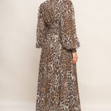 DESERT WALTZ WOVEN MIDI DRESS , Flying Tomato (Online only)