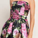 GLAMOUR GARDEN WOVEN MAXI DRESS, Flying Tomato