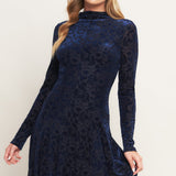 VELVET GALAXY CHARM MIDI DRESS, Flying Tomato (online only)