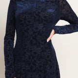 VELVET GALAXY CHARM MIDI DRESS, Flying Tomato (online only)