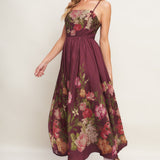 SECRET GARDEN ROMANCE WOVEN ANKLE DRESS, Flying Tomato