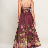 SECRET GARDEN ROMANCE WOVEN ANKLE DRESS, Flying Tomato