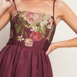 SECRET GARDEN ROMANCE WOVEN ANKLE DRESS, Flying Tomato