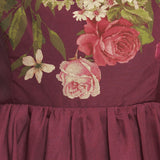 SECRET GARDEN ROMANCE WOVEN ANKLE DRESS, Flying Tomato