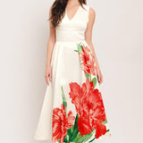 ROMANCE EDIT WOVEN MIDI DRESS