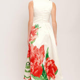 ROMANCE EDIT WOVEN MIDI DRESS