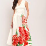 ROMANCE EDIT WOVEN MIDI DRESS