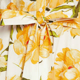 UPLIFTING PALETTE WOVEN MIDI DRESS, Flying Tomato (online only)