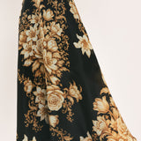 MOONLIT GARDEN PRINTED MAXI SKIRT