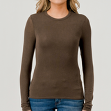 Baby Hacci Long Sleeve Tee (Brown), Hashttag