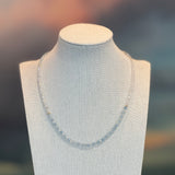 Aquamarine and Quartz Necklace, by Zhanna