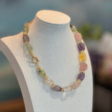Vibrant Crystal Necklace, by Zhanna