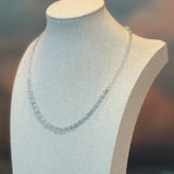 Aquamarine and Quartz Necklace, by Zhanna