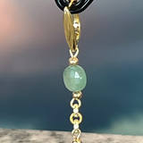 Green Amethyst Earrings, Zhanna Jewelry