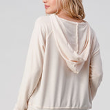 Knit Pullover Hoodie, Hashttag