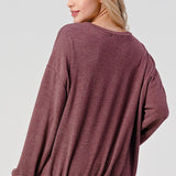 Side Slits Soft Sweat Shirts, Hashttag