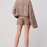 Leopard T-Shirt and Shorts Set, Hashttag