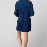 Knit Dress - Blue, Hashttag