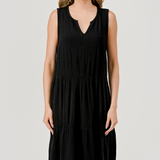 Garment Dye Gauze Dress by Hashttag