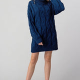 Knit Dress - Blue, Hashttag