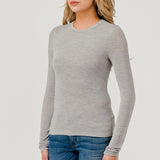 Baby Hacci Long Sleeve Tee (Heather Grey), Hashttag
