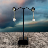 Pearl Drop Earrings, Zhanna Jewelry
