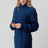 Knit Dress - Blue, Hashttag