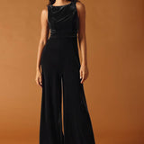 FINAL TOUCHES VELVET JUMPSUIT, Flying Tomato (online only)