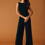 FINAL TOUCHES VELVET JUMPSUIT, Flying Tomato (online only)
