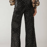 RUNNING OUT OF TIME SEQUIN PANTS, Flying Tomato (online only)