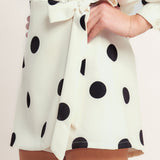 Polka Dot WOVEN SKORT, Flying Tomato