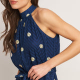 NIGHTFALL MUSE WOVEN JUMPSUIT