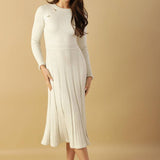 HIGH STANDARDS SWEATER MIDI DRESS, Flying Tomato (online only)