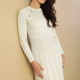 HIGH STANDARDS SWEATER MIDI DRESS, Flying Tomato (online only)