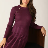 HIGH STANDARDS SWEATER MIDI DRESS, Flying Tomato (online only)