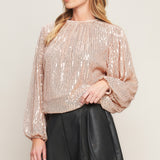 HOPE YOU REMEMBER SEQUIN TOP, Flying Tomato (online only)