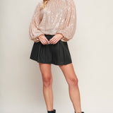 HOPE YOU REMEMBER SEQUIN TOP, Flying Tomato (online only)