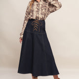 URBAN GODDESS WOVEN TOP, Flying Tomato