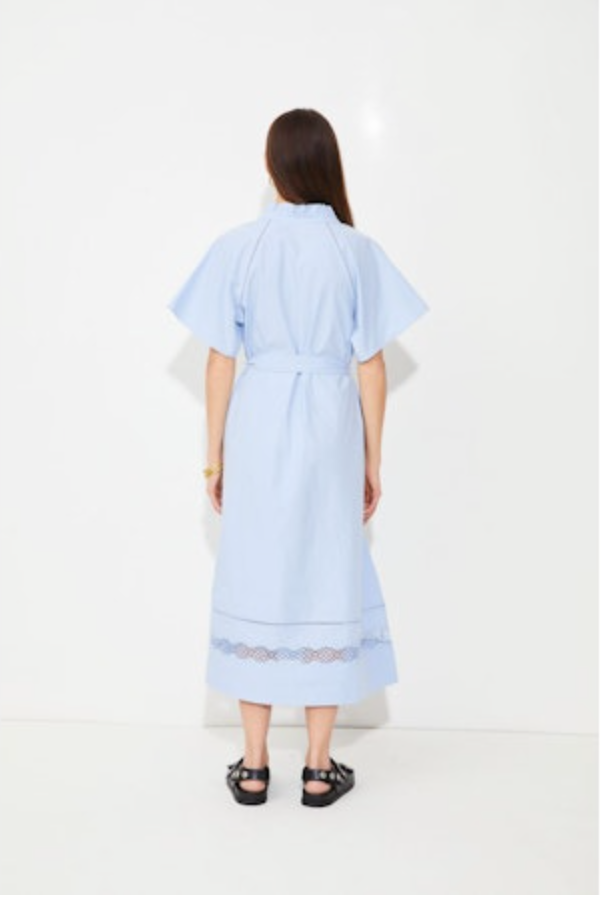 *Preorder* Clea Dress in Bleu Ciel, by Suncoo