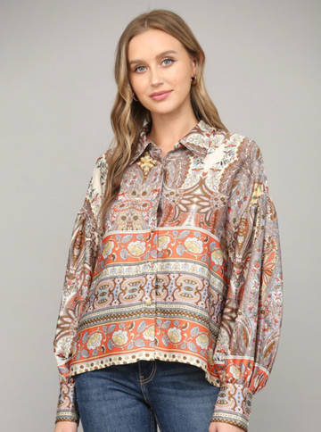 Fate by LFD Printed Blouse